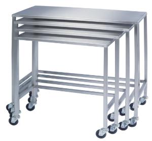 Mobile Stainless Steel Instrument Table, Lakeside Manufacturing