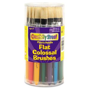 Creativity Street® Colossal Flat and Round Brushes for Children, Pacon