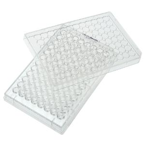 96 well tissue culture plate, round bottom with lid, individual, sterile