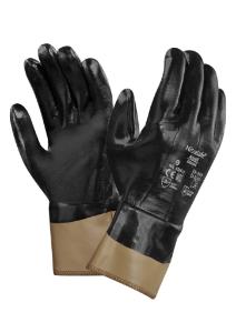 Nitrasafe 28-359 Nitrile Gloves Fully Coated Black Ansell