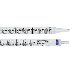 50 ml pipet, individually wrapped, paper/plastic, carton, sterile