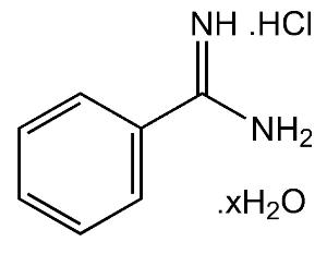 Benzamidine hydrochloride hydrate, (H₂O 10-14%) 98%