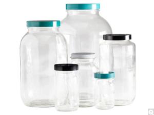 Standard Wide Mouth Bottles, Clear