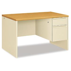 HON® 38000 Series Single Pedestal Desk, Essendant LLC MS