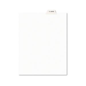Avery® Legal Index Divider, Exhibit Alpha Letter, Avery® Style