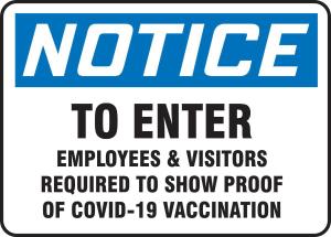 Sign vaccination