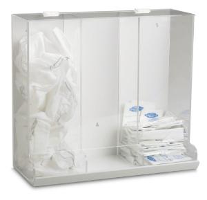 3-in-1 Apparel Dispenser, Clear Acrylic, TrippNT