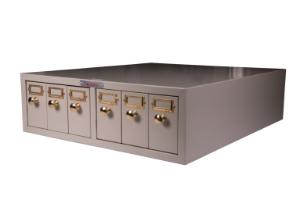 Metal slide storage cabinet -  6 drawers