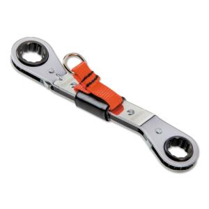 Wrench Ratcheting Box, Off-Corner Loading, Tether-Ready, 16×18 mm