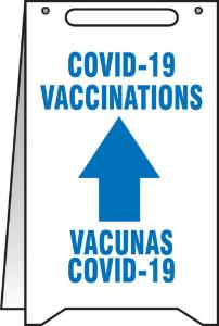 Fold-ups Sign vaccination