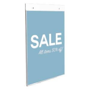 Wall mount sign holder