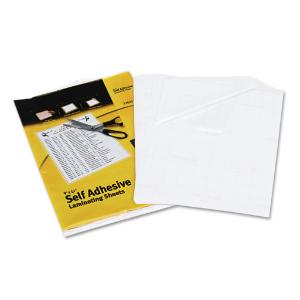 Self-adhesive laminating sheets