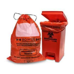 Biohazard bag and bin