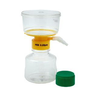 250 ml filter system, PES filter material, 0.22 μm, 75 mm, sterile