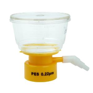 150 ml bottle top filter, PES filter material, 0.22 μm, 50 mm, sterile