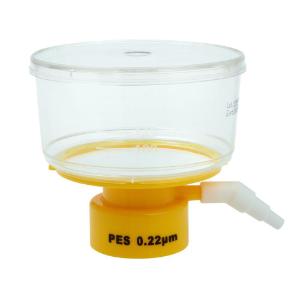 250 ml bottle top filter, PES filter material, 0.22 μm, 75 mm, sterile