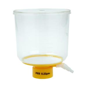1000 ml bottle top filter, PES filter material, 0.22 μm, 90 mm, sterile