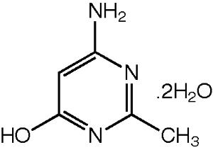 4-Amino-6-hydroxy-2-methylpyrimidine dihydrate ≥98%