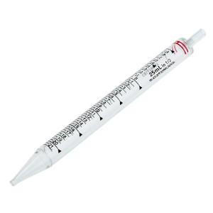 25 ml pipet, short, individually wrapped, paper/plastic, bag, sterile