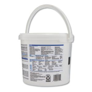 VersaSure Cleaner Disinfectant Wipes, 1-Ply, 12"×12", White, 110/Bucket, 2/CT