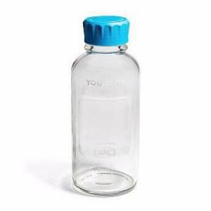 InfinityLab solvent bottle, GL 45, clear, glass, 500 ml, with cap