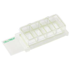 4 chamber cell culture slide, glass, sterile