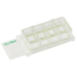 8 chamber cell culture slide, glass, sterile