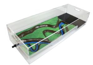 Stormwater Floodplain Simulation System, Diorama-Long-Angle-L