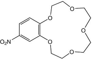 4'-Nitrobenzo-15-crown-5 (4'-nitrobenzo-1,4,7,10,13-pentaoxacyclopentadecane) 99%