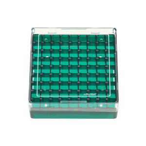 Storage box, cf cryogenic vial, 81 place, polycarbonate, non sterile