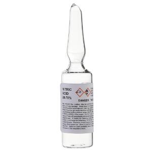 Chemical preservative glass ampoules