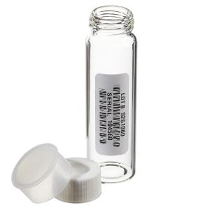Premium pack clear glass vials with 0.060 in. Septa