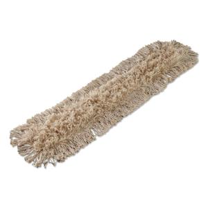 Industrial Dust Mop Head, Hygrade Cotton, 36w×5d, White