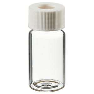 Clear VOA glass vials with 0.125 in. Septa