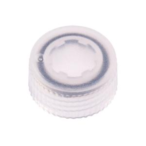 Cap only, screw top micro tube cap, O-ring, translucent, clear, non sterile
