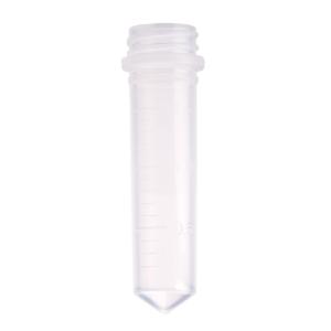 Tube only, 2.0 ml screw top micro tube, conical bottom, graduated, non sterile