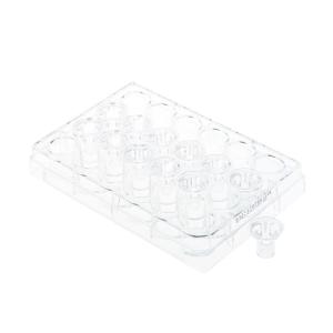 Permeable cell culture inserts, packed in 24 well plate, hanging, pc, 0.4 µm, sterile