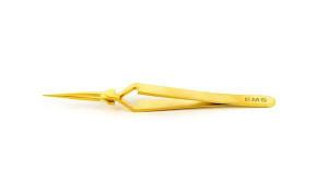 EMS gold coated tweezers style 5x