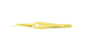EMS gold coated tweezers style 7x