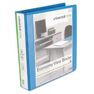 Universal® D-Ring Economy Vinyl View Binder