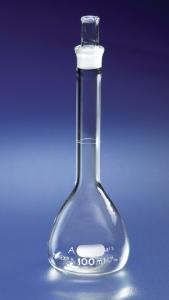 Volumetric flask, class A, PYREX clear glass