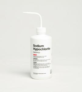 Nalgene® Right-to-Understand wash bottle, sodium hypochlorite