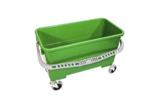 Slim T™ Bucket with casters, green