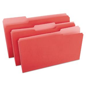 Universal® Colored File Folders With Top Tabs
