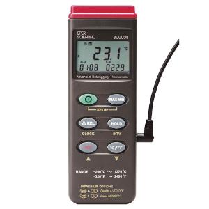 Advanced Thermocouple Thermometer With RS232 Output Datalogger, Certified, Sper Scientific