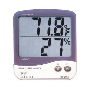 Humidity/Temperature Monitor, Sper Scientific