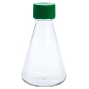 500 ml Erlenmeyer flask, solid cap, plain bottom, petg, sterile