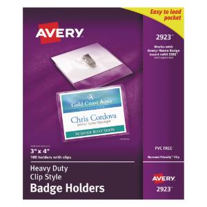 Avery® Name Badge Holders