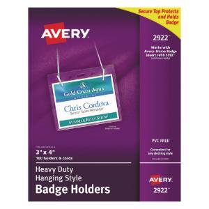 Avery® Name Badge Holders