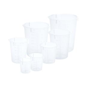 Assorted set graduated beaker, polypropylene, non sterile